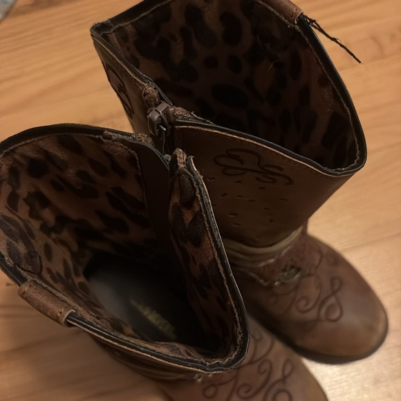 Girls Rodeo Ropers Boots size 10M - Picture 4 of 7